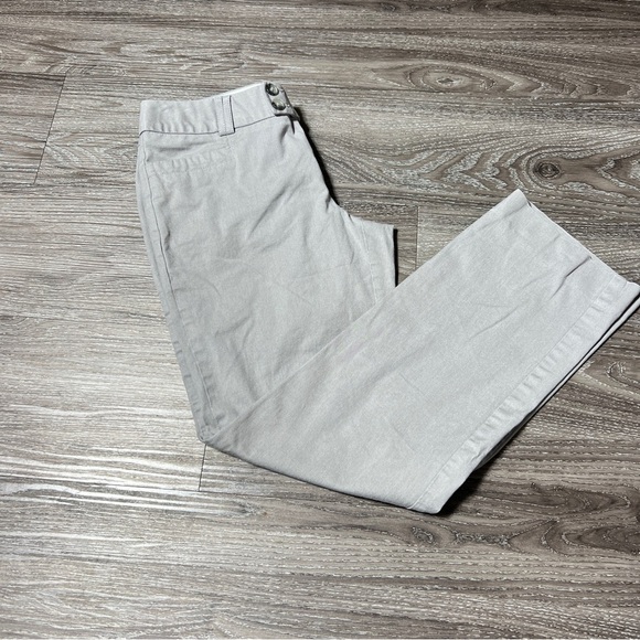 Banana Republic Martin Petite Size 8 Women Gray Pants - Picture 1 of 7